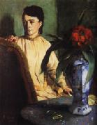 Edgar Degas Woman with Porcelain Vase china oil painting reproduction